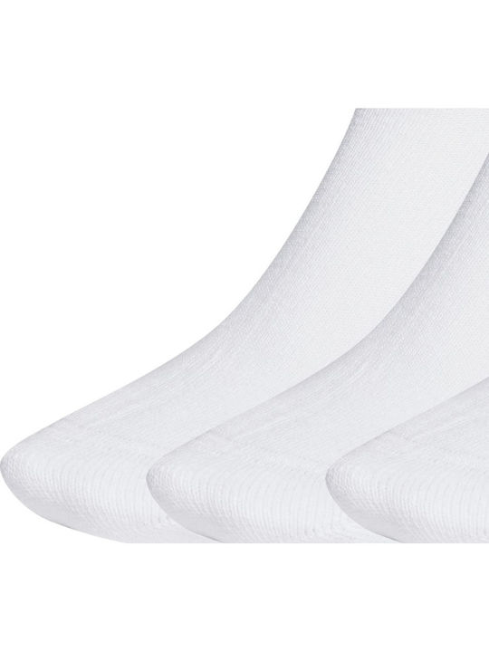 adidas Cushioned Running Socks White 3 Pairs