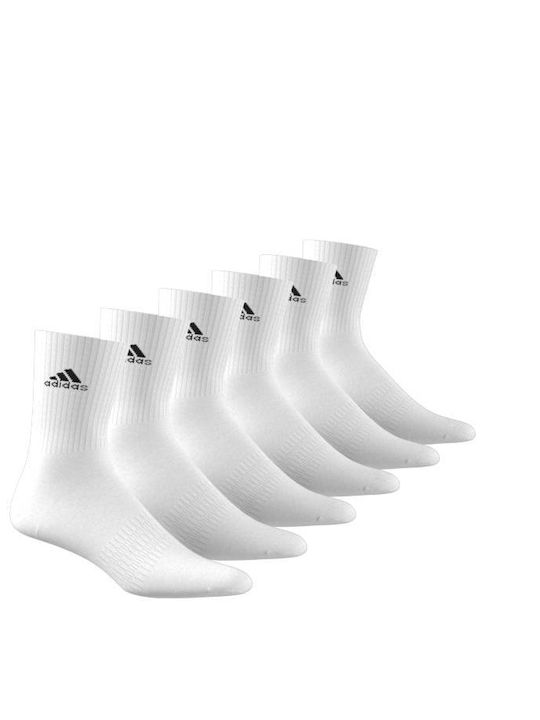 adidas Cushioned Αθλητικές Κάλτσες Λευκές adidas Cushioned Αθλητικές Κάλτσες Λευκές