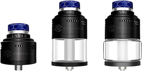 Steam Crave Atomizor pentru Țigări Electronice RDTA 2ml 30mm Black