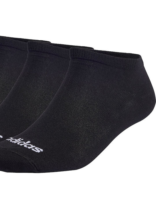 adidas Thin Linear Low-Cut Athletic Socks Multicolour 3 Pairs