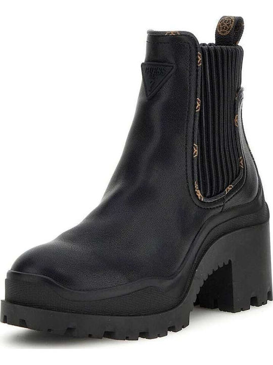 Damen Chelsea Stiefeletten Schwarz