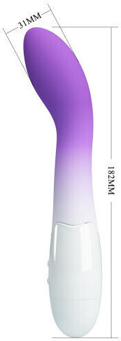 Pretty Love Bishop Κλασικός Δονητής 18cm Μωβ