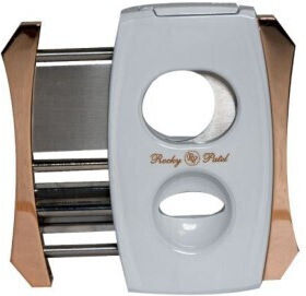 Poseidon Rocky Patel Zigarrenschneider Dreifach Roségold-Weiß