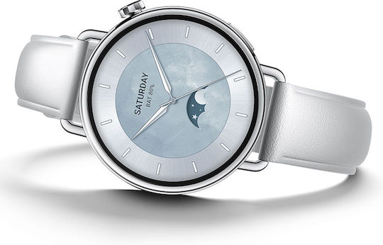 Xiaomi Watch S4 Aluminium 41mm Waterproof with Heart Rate Monitor (White)