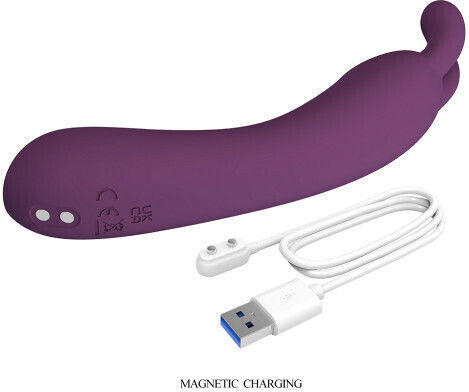 Pretty Love DJ Vibrator Kaninchen 13.9cm Lila