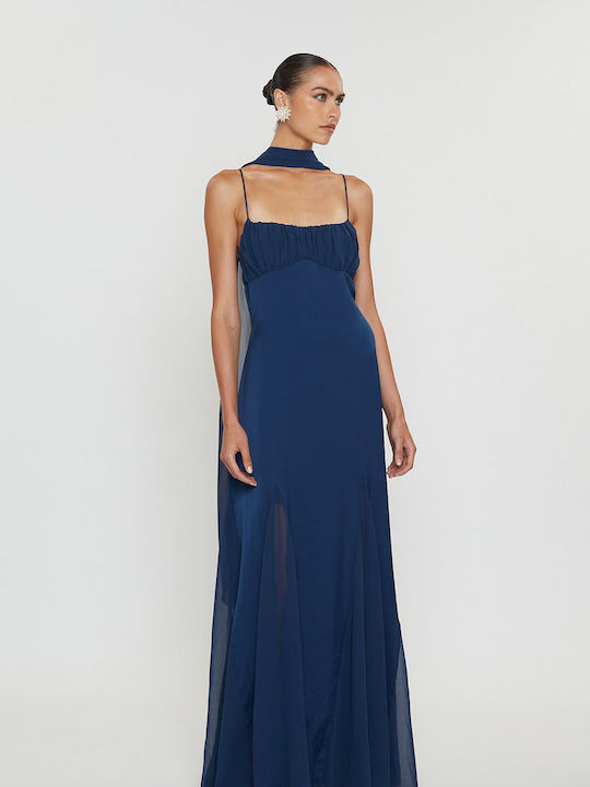 Maxi Evening Dress Blue