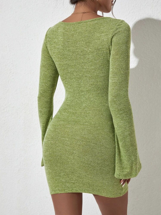 Woman's Fashion Evening Dress Green