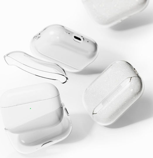 Ringke Air Case Silicone with Hook Glitter Clear for Apple AirPods Pro 3