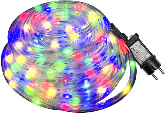 Φωτοσωλήνας 200 Glühbirnen 220V RGB mit Programmen und Fernbedienung IP44