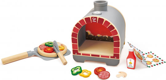 Hape Cuptor de Pizza cu Accesorii din Lemn pentru 2+ Ani 23 Buc