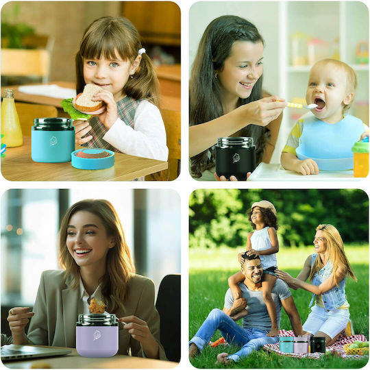 Cool'NMore Cutie pentru Mâncare Termos Inox Verde 600ml 1buc