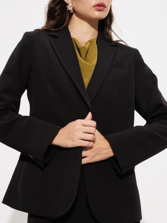 Passager Blazer pentru femei Sacou Black