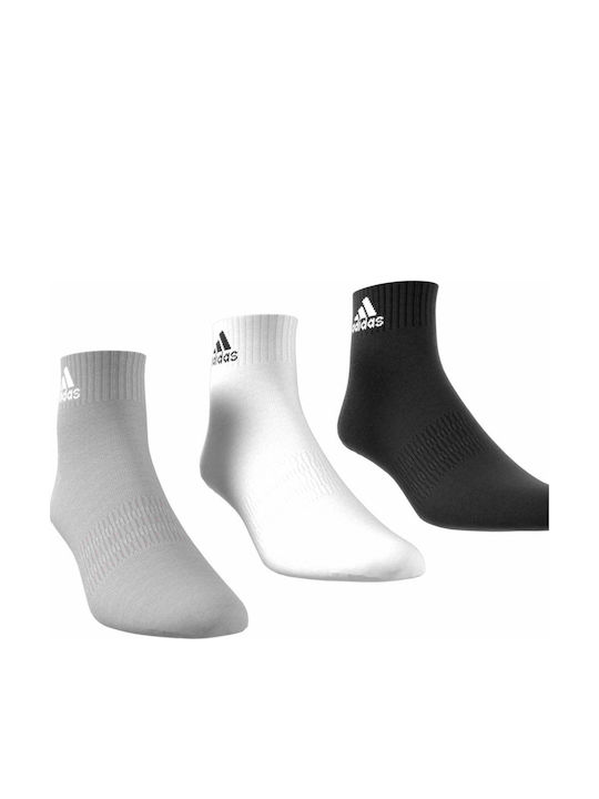 adidas Thin and Light Running Κάλτσες Πολύχρωμες 3 Ζεύγη