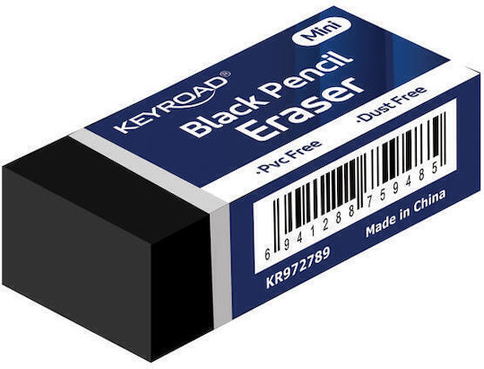 Keyroad 30 Γόμες Black Pencil