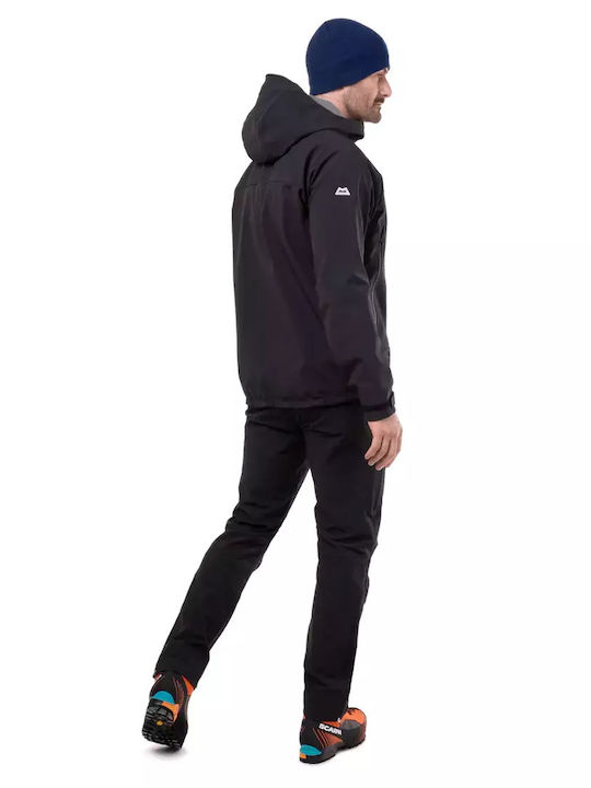 Χειμωνιάτικο Μπουφάν Softshell Αδιάβροχο και Αντιανεμικό Μαύρο