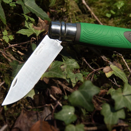 Opinel No.12 Cuțit De Buzunar De Supraviețuire Verde