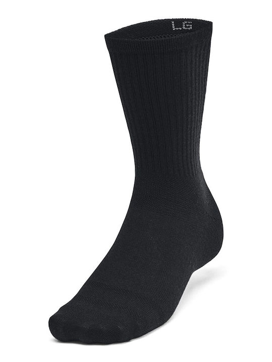 Under Armour Ua Essential Athletic Socks Black 6 Pairs