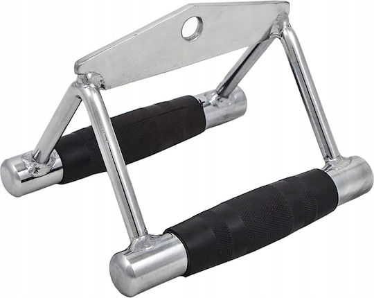 Verk Group Double Triangle Exercise Handle Pulley – Steel Non-Slip Grips 5907451368428