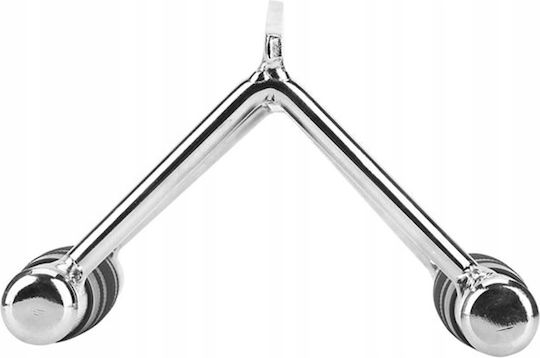 Verk Group Double Triangle Exercise Handle Pulley – Steel Non-Slip Grips 5907451368428