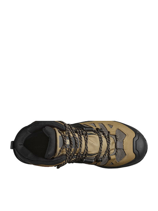 Salomon Quest 4 Men's Hiking Waterproof Boots With Gore-Tex Membrane Black