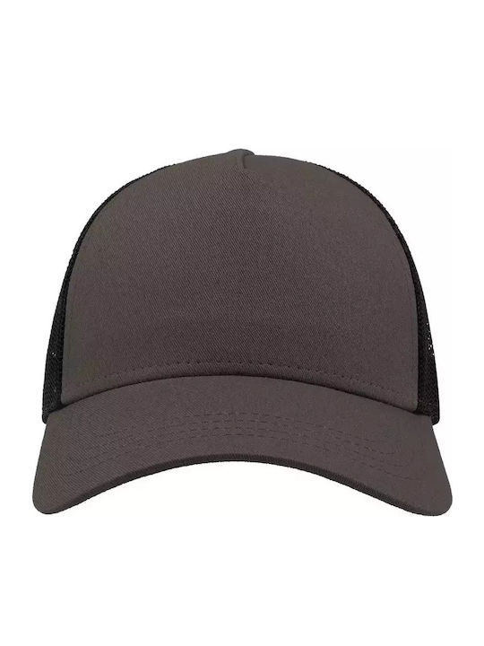 Atlantis Rapper Cotton Πεντάφυλλο Καπέλο Τζόκεϊ Κωδ Rapper Cotton Dark Grey Black