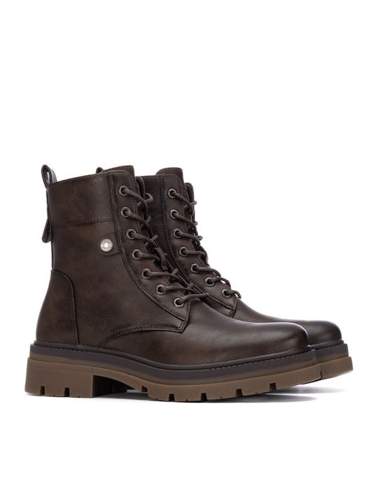 Stiefeletten Damen Taupe