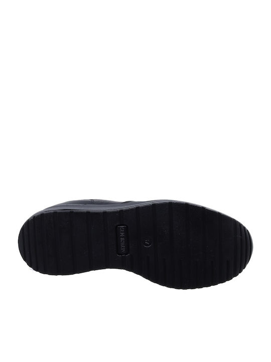 Ghete Dama De Piele Cu Platformă Negre