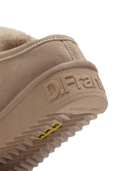 Nordic Clog Κλειστές Γυναικείες Παντόφλες Taupe