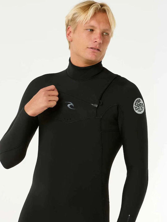 Rip Curl Dawn Patrol Wetsuit With Zip Black 16QMFS-0090