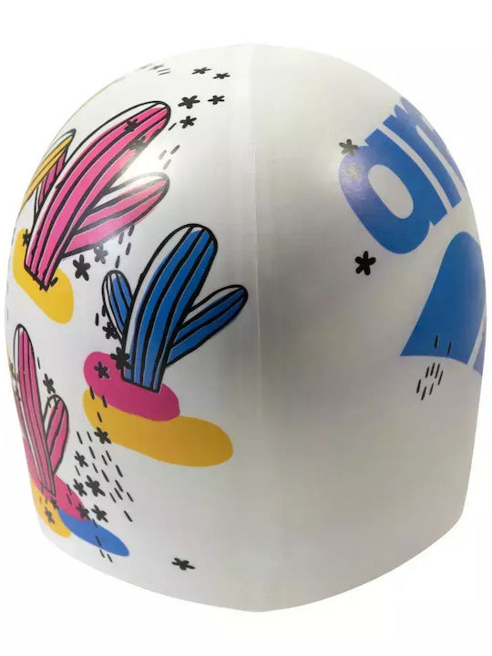 Arena Silicone Adults Swimming Cap White