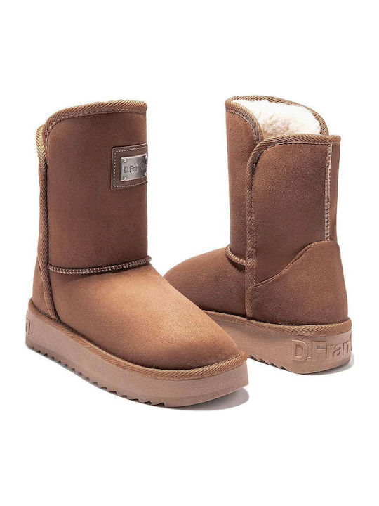 Nordic Women's Chelsea Ankle Boots Brown