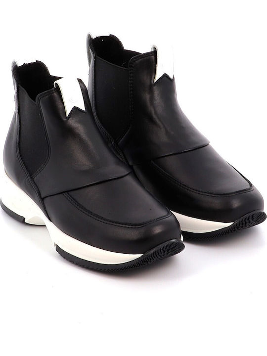 Leather Women's Chelsea Boots Black
