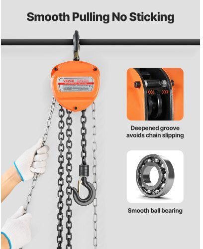 Vevor Chain Hoist Orange