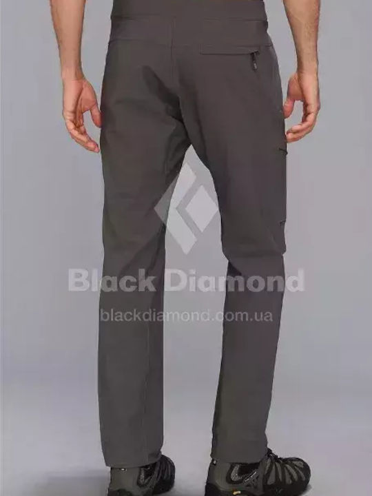 Black Diamond Ανδρικό Μακρύ Παντελόνι Πεζοπορίας Μαύρο