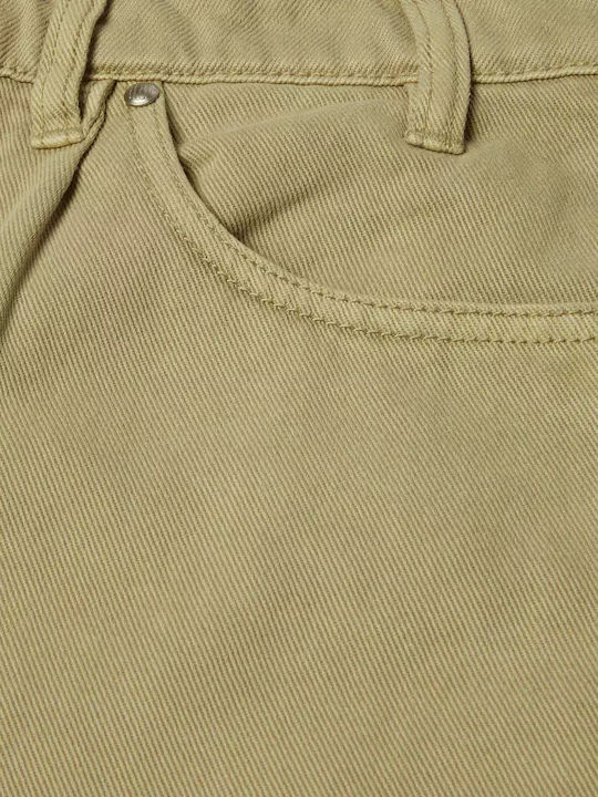 Cromer Ανδρικό Παντελόνι Τζιν με Relaxed Baggy Εφαρμογή Desert