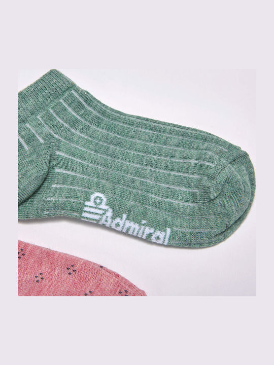 Admiral Kids' Socks Green 4 Pairs