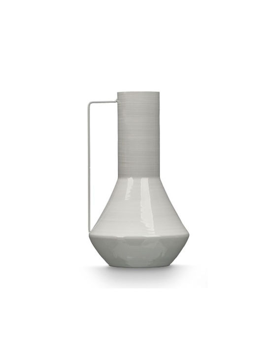 Geschenk Dekorative Vasen Grau Eisen Kegelförmig 17 X 29 X 7 cm X6