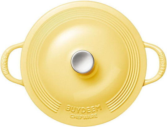 Buydeem Shallow Pot made of Cast Iron 3.3lt / 35cm
