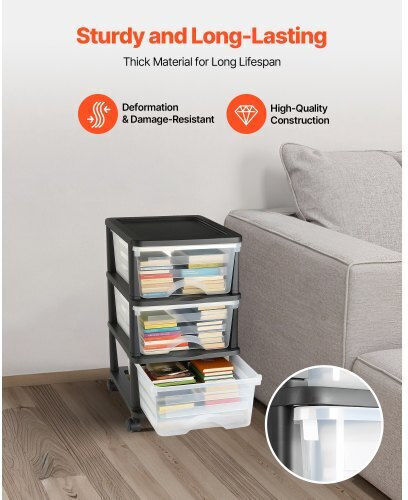 Vevor Toy Storage System made of Plastic Transparent 1pcs