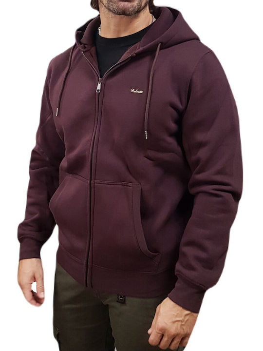Cardigan With Hood Burgundy