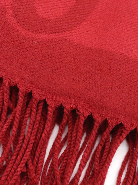 Sabryna Set with Beanie Knitted in Burgundy color