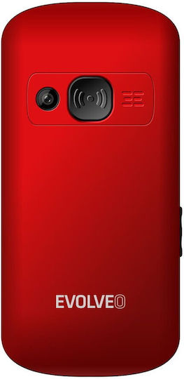 EasyPhone XS Single SIM Κινητό με Μεγάλα Κουμπιά Κόκκινο