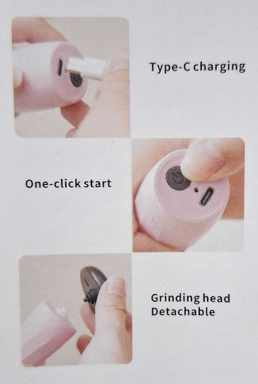 Rechargeable Electric File for Heels and Calluses