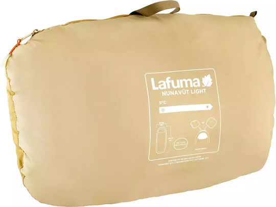 Lafuma Sleeping Bag Μονό 2 Εποχών Nunavut Sesame