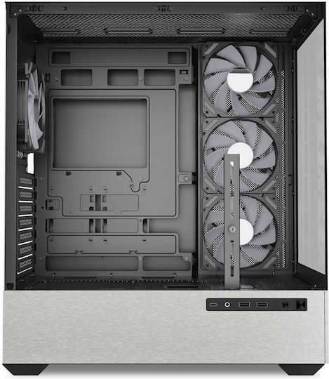Sharkoon AK7 ARGB Gaming Midi Tower Κουτί Υπολογιστή με Πλαϊνό Παράθυρο Μαύρο