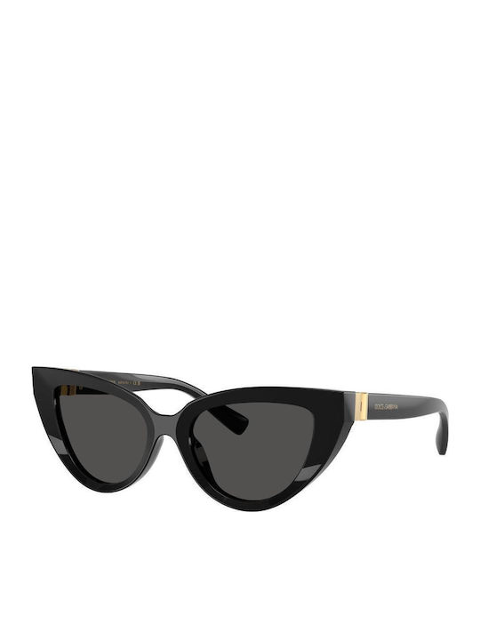 Dolce & Gabbana Γυναικεία Γυαλιά Ηλίου με Μαύρο Κοκκάλινο Σκελετό και Γκρι Φακό DG4497 501/87
