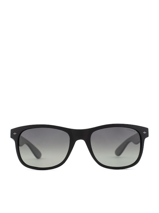 Polaroid Men's Sunglasses with Black Plastic Frame and Black Polarized Lens PLD1015/S DL5/LB