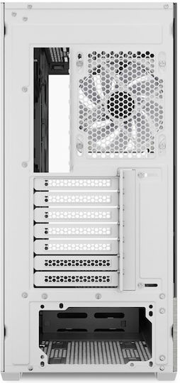 Sharkoon AK7 ARGB Gaming Midi-Turm Computergehäuse mit Seitenfenster Weiß