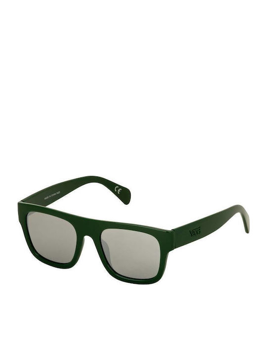 Vans Squared Off Unisex Sunglasses with Green Plastic Frame and Gray Lens VN0A7PR1BD6