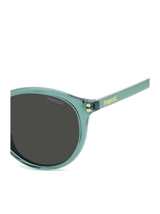 Polaroid Unisex Sunglasses with Green Plastic Frame and Gray Lens PLD6233/S 1ED/M9